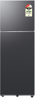 350 L Frost Free Double Door 3 Star Convertible Refrigerator(Black Doi, RT38HG5A43B1HL)