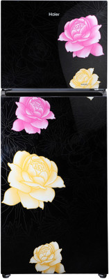 Haier 345 L Frost Free Double Door 3 Star Convertible Refrigerator(Bloom Glass, HRF-3654PBG-E)