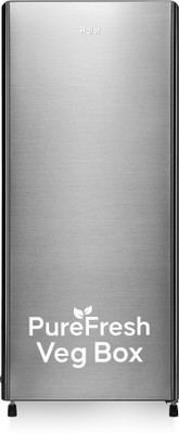 Haier 190 L Direct Cool Single Door 3 Star Refrigerator(Nickel Steel, HED-203TNS-N)