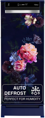 Whirlpool 207 L Direct Cool Single Door 4 Star Refrigerator with Base Drawer(Belle Epoque, 230 VMPRO ROY 4S Inv BLUE BELLE EPOQUE-Z)