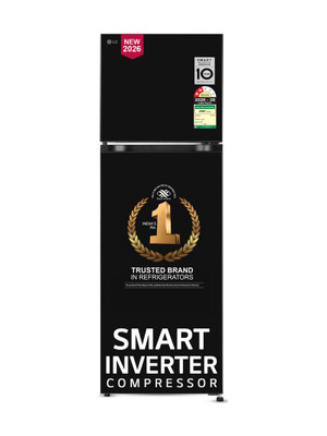 LG 276 L Frost Free Double Door 2 Star Convertible Refrigerator with Convertible, Smart Mode, Multi Air Flow, Deodorizer, Works Without Stabilizer, Inverter Compressor, Auto connect & 2026 Model(Onyx Black, GLT2826XWOB)