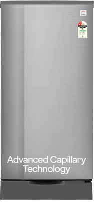 Godrej 183 L Direct Cool Single Door 2 Star Refrigerator with Farm Fresh Crisper Technology | Jumbo Vegetable Tray | Turbo Cooling Technology | Wired Shelves | Tall Base(Steel Grey, RD EDGE 190B WRF ST GR) Godrej 183 L Direct Cool Single Door 2 Star Refrigerator with Farm Fresh Crisper Technology | Jumbo Vegetable Tray | Turbo Cooling Technology | Wired Shelves | Tall Base(Steel Grey, RD EDGE 190B WRF ST GR)