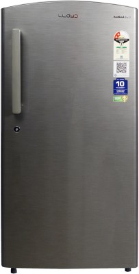 Lloyd 195 L Direct Cool Single Door 2 Star Refrigerator(Stainless Steel, GLDC212SSST2JC)