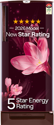 Godrej 185 L Direct Cool Single Door 5 Star Refrigerator(Mystic Wine, RD 195EN TAI MY WN)