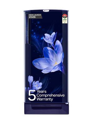 Godrej 185 L Direct Cool Single Door 5 Star Refrigerator  with Base Drawer2L Jumbo Vegetable Tray Advanced Inverter Technology(Mystic Blue, RD 195EN TDI MY BL)