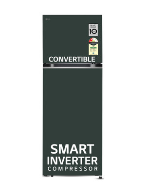 LG 272 L Frost Free Double Door 2 Star Convertible Refrigerator  with Smart Inverter Compressor and Multi Air Flow(Emerald Green, GL-S312SEGY)