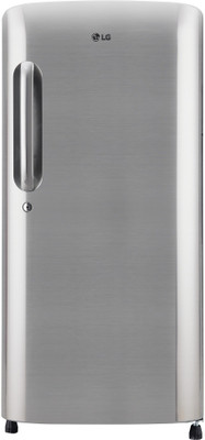 LG 190 L Direct Cool Single Door 3 Star Refrigerator(Shiny Steel, GL-B201APZD)