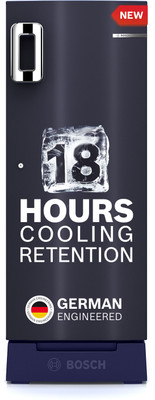 BOSCH 226 L Direct Cool Single Door 4 Star Refrigerator with Base Drawer  with Industrys largest vegetable box 18 Hour Cooling Retention during powercut, 2.5x Faster Cooling, Smart inverter compressor(Dark Lake, CST22U14PI)