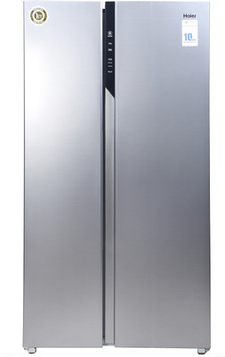 Haier 630 L Frost Free Side by Side Convertible Refrigerator(Shiny Steel, HRS-682SS)