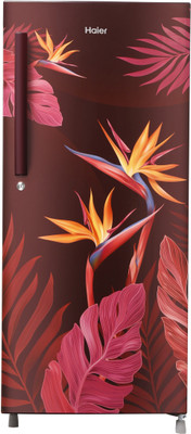 Haier 220 L Direct Cool Single Door 3 Star Refrigerator(Red Crane, HRD-2203CRC)