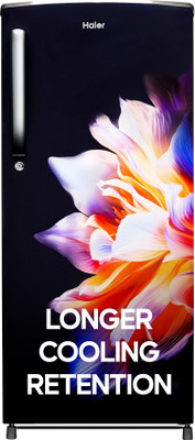 Haier 205 L Direct Cool Single Door 3 Star Refrigerator(Black Iris, HRD-2263CKI-N)