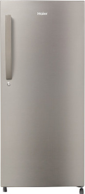 Haier 195 L Direct Cool Single Door 5 Star RefrigeratorĀ Ā (Titanium Steel, 195 Litres, Direct Cool Inverter Refrigerator)