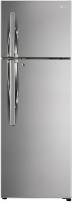 LG 308 L Frost Free Double Door 3 Star Convertible Refrigerator(Shiny Steel, GL-S322RPZX)