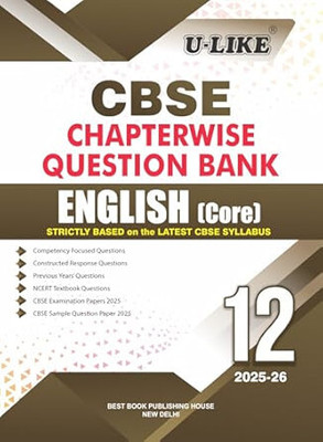 U-LIKE Class 12 English Core CBSE Chapterwise Question Bank For Examination 2025-26 Perfect Paperback – 4 June 2025(Paperback, u-like)