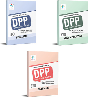 Hive Mind Foundation Course Class 10 English DPP, Science DPP, Maths DPP (3 Books Combo) For NTSE, STSE, JEE, NEET Olympiad Exam And Other Competitive Exams(Paperback, HiveMind Eduventures Editorial Board)