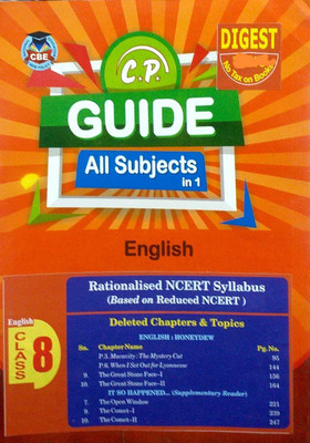 CP Digest Class 8 English (Honeydew & It So Happened) Guide Based On NCERT Syllabus(Paperback, Convent Publications)