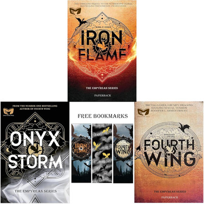 Fourth Wing + Iron Flame + Onyx Storm (Set Of 3) Book Collection(Paperback, REBECCA YARROS)