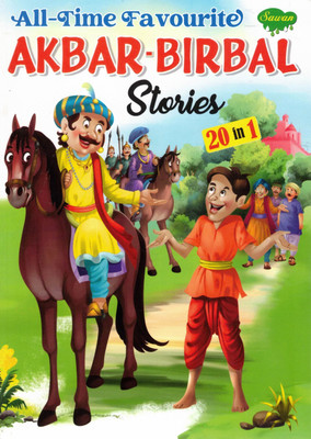 All-Time Favourite Akbar-Birbal Stories (20 In 1) | Sawan Illustrated Wit And Wisdom Tales For Kids(Paperback, Generic)
