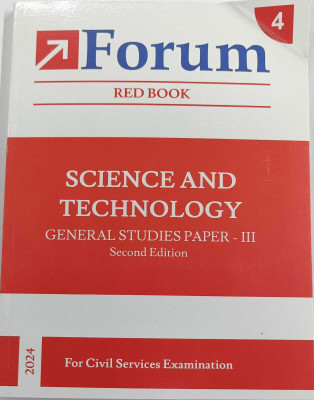 Forum IAS Red Book For Science And Technology, General Studies Paper - III, |Second Edition 2025|[ Civil Services Examination] PRINTED NOTES(SPIRAL, FORUM IAS)