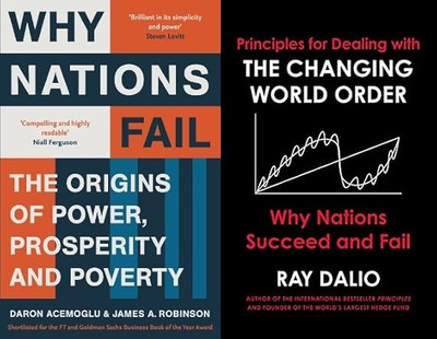 WHY NATIONS FAIL + Principles For Dealing With The Changing World Order: Why Nations Succeed And Fail(Paperback, Daron Acemoglu, Ray Dalio)
