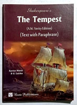 Shakespeare's The Tempest (Text With Paraphrase) (Old Book)(Paperback, Xavier Pinto, P.S. Latika)