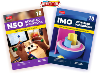 Class 10: Olympiad Workbook Combo For NSO-IMO (Set Of 2 Books) New Edition (2023-24 )(Paperback, MTG Editorial Board)