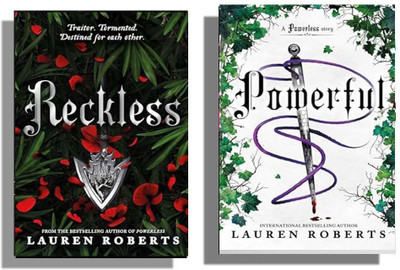 Bookswise Combo:- Must Read Of Lauren Roberts 2 Books Set Reckless & Powerful ( English ) Bestselling(Paperback, Lauren Robertss)