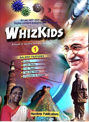 Whizkids A Book Of General Knowledge & Iq Tests Class 1(Paperback, MRS.D. BHANDARI)