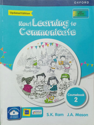 OXFORD, NEW ! LEARNING TO COMMUNICATE COURSEBOOK Class 2(Paperback, S.K. RAM, J.A. MASON)