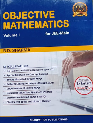 Objective Mathematics For Jee-Main & Other Engineering Entrance Examinations - Session 2020-21 (Set Of 2 Volumes)(Paperback, R.D Sharma)