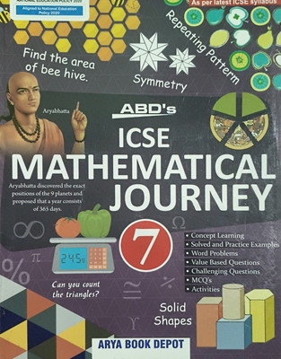 Icse Mathematical Journey Class 7(Paperback, Priya monga)