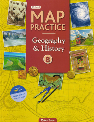Ratna Sagar Updated MAP PRACTICE CLASS - 8
 (Geography & History)(Paperback, R K JAIN)