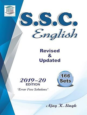 SSC English Revised & Updated Previous Papers 166 Set | MB Publication | Latest Edition 2019 - 2020(Paperback, Ajay Singh)