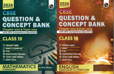 PW CBSE Question & Concept Bank (QCB) Class 10 Mathematics (Standard), English Combo Set Of 2 Books Chapterwise & Topicwise Solved Questions For 2026 Exams (Paperback, PW)(Paperback, PHYSICS WALLAH) PW CBSE Question & Concept Bank (QCB) Class 10 Mathematics (Standard), English Combo Set Of 2 Books Chapterwise & Topicwise Solved Questions For 2026 Exams (Paperback, PW)(Paperback, PHYSICS WALLAH)