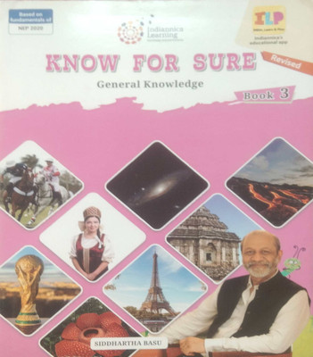 Know For Sure General Knowledge Book 3(Pepper back, Siddhartha basu)