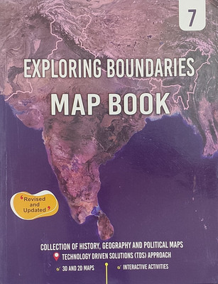 EXPLORING BOUNDARIES Map Book Class-7 (Old Used Book)(Paperback, Tanu Rawat)