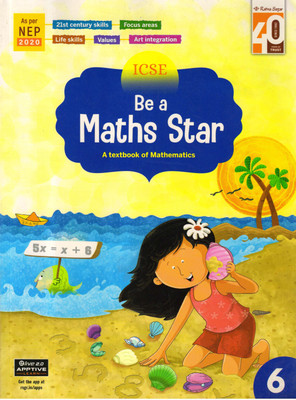 ICSE Be A Maths Star For Class - 6 A Textbook Of Mathematics(Paperback, Monica Cpoor)