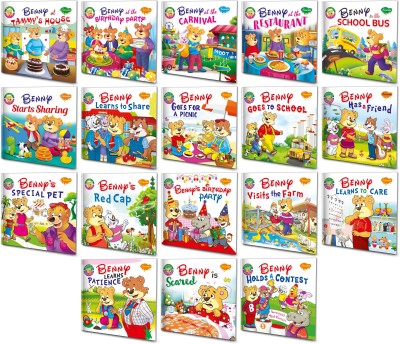 Great Gifts For Kids 6 Years Boy | Pack Of 18 Story Books On Social Skills(Paperback, Manoj)