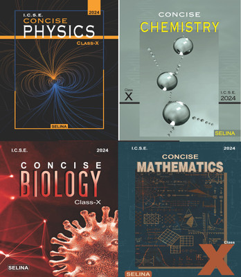 Selina ICSE Concise Physics + Biology + Chemistry + Mathematics For Class 10 (2023-2024)(Bundle, Selina Publishers) Selina ICSE Concise Physics + Biology + Chemistry + Mathematics For Class 10 (2023-2024)(Bundle, Selina Publishers)