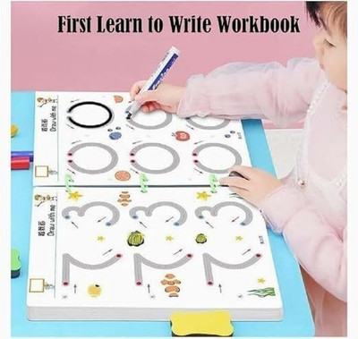 Hand Writing Pen Control Training Book For Learning To Write The Alphabets(Paperback, chaina)