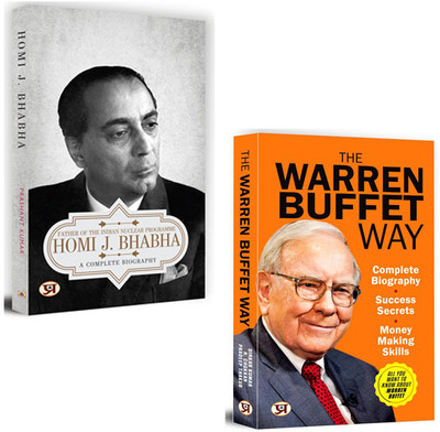 Homi J. Bhabha + The Warren Buffett Way Biography Books| Motivational | Discipline | Biography Books | Self Help| Businessmen (Set Of 2 Books)(Paperback, Prashant Kumar, Dinkar Kumar, N. Chokkan, Pradeep Thakur)
