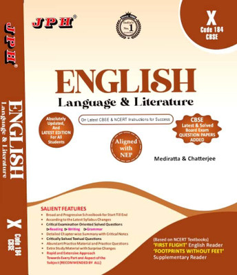 Jph Class 10 English Language & Literature Based On Ncert/Cbse Guide Aligned With NEP(Paperback, Mediratta & Chatterjee, Shree U R Mediratta)