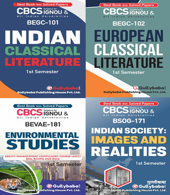 BEGC-101 Indian Classical Literature BEGC-102 European Classical Literature BEVAE-181 Environmental Studies, BSOG-171 Indian Society: Images And Realities(Paperback, GPH Expert) BEGC-101 Indian Classical Literature BEGC-102 European Classical Literature BEVAE-181 Environmental Studies, BSOG-171 Indian Society: Images And Realities(Paperback, GPH Expert)