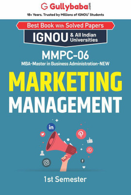 MMPC-06 Marketing Management(Paperback, GPH Expert)