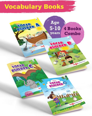 Blossom English Vocabulary Books For Kids | Children Books | Vocab Builder With Colourful Pictures And Activities For Children | Learn English Speaking And Writing | Age 5 To 10 Year Old | Set Of 4(Paperback, Target Publications) Blossom English Vocabulary Books For Kids | Children Books | Vocab Builder With Colourful Pictures And Activities For Children | Learn English Speaking And Writing | Age 5 To 10 Year Old | Set Of 4(Paperback, Target Publications)