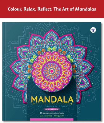 Mandala Art Book For Adults | Mandala Colouring Book - Intermediate | DIY Activity, Meaning Of Colours And Colouring Reference | High Quality Tear Out Colouring Sheets | Level 2(Paperback, Target Publications)
