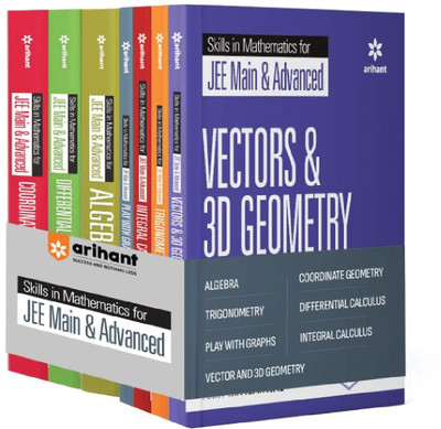 Skills In Maths JEE Mains & Adv. - Algebra + Vector 3D + Trigonometry + Integral + Diff. Calculus + Coordinate Geometry + Play With Graphs - Set Of 7 Books 2023-24 Edition(Paperback, Amit M Agarwal, Dr. S K Goyal)
