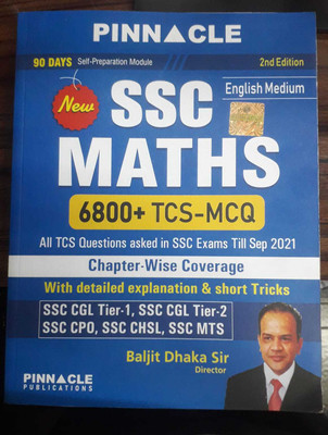 SSC Maths 6800+TCS+MCQ(Paperback, Baljit Dhaka Sir)