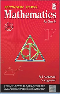 R.S. Aggarwal Senior Secondary School Mathematics For Class 9th (2025-2026 Edition) (Paperback, R.S.Aggarwal)(Paperback, Rs Aggrawal, V Aggrawal)