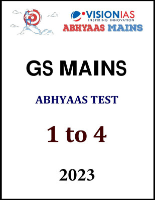 Vision IAS GS Mains Abhyaas 4 Test Series In English 2023(Paperback, Vision IAS)